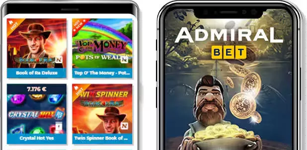 Screenshot dell'app AdmiralBet Casino